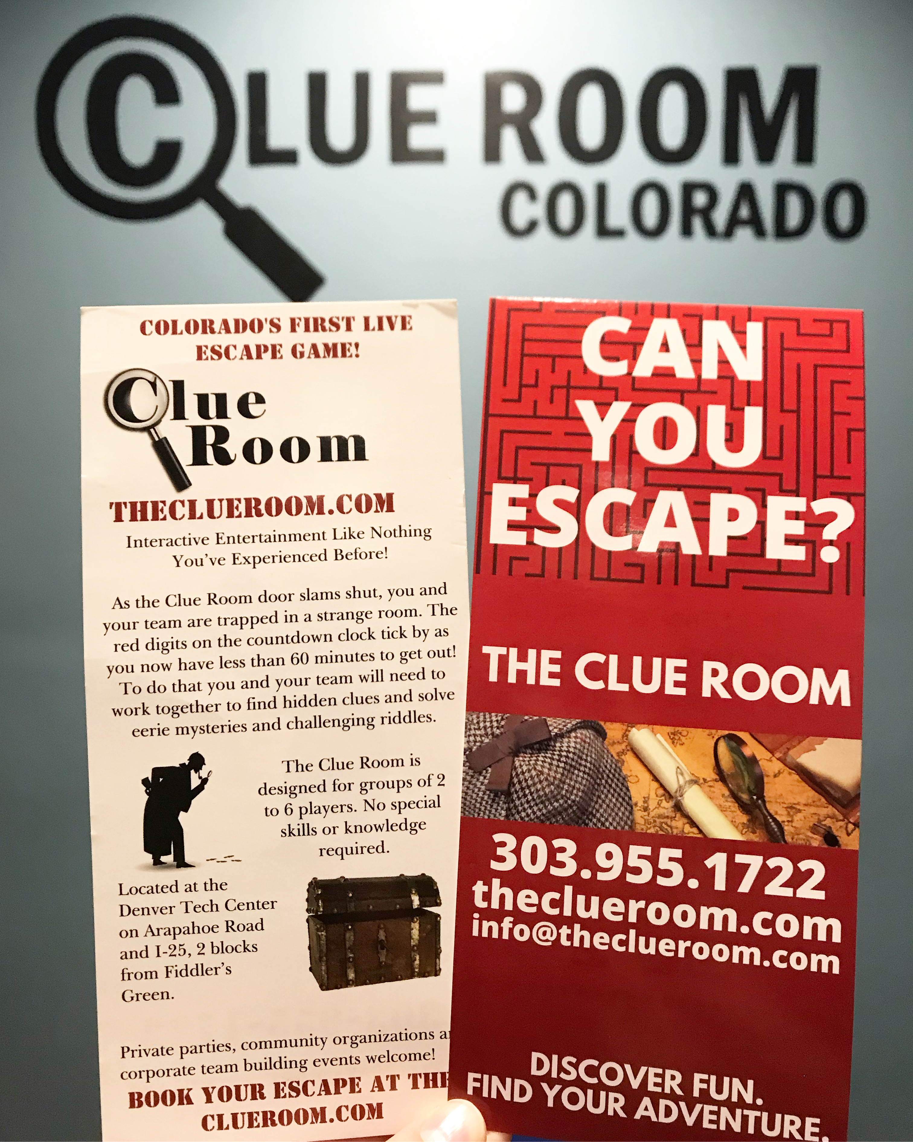 The Clue Room Colorado's First and Largest Escape Game Company