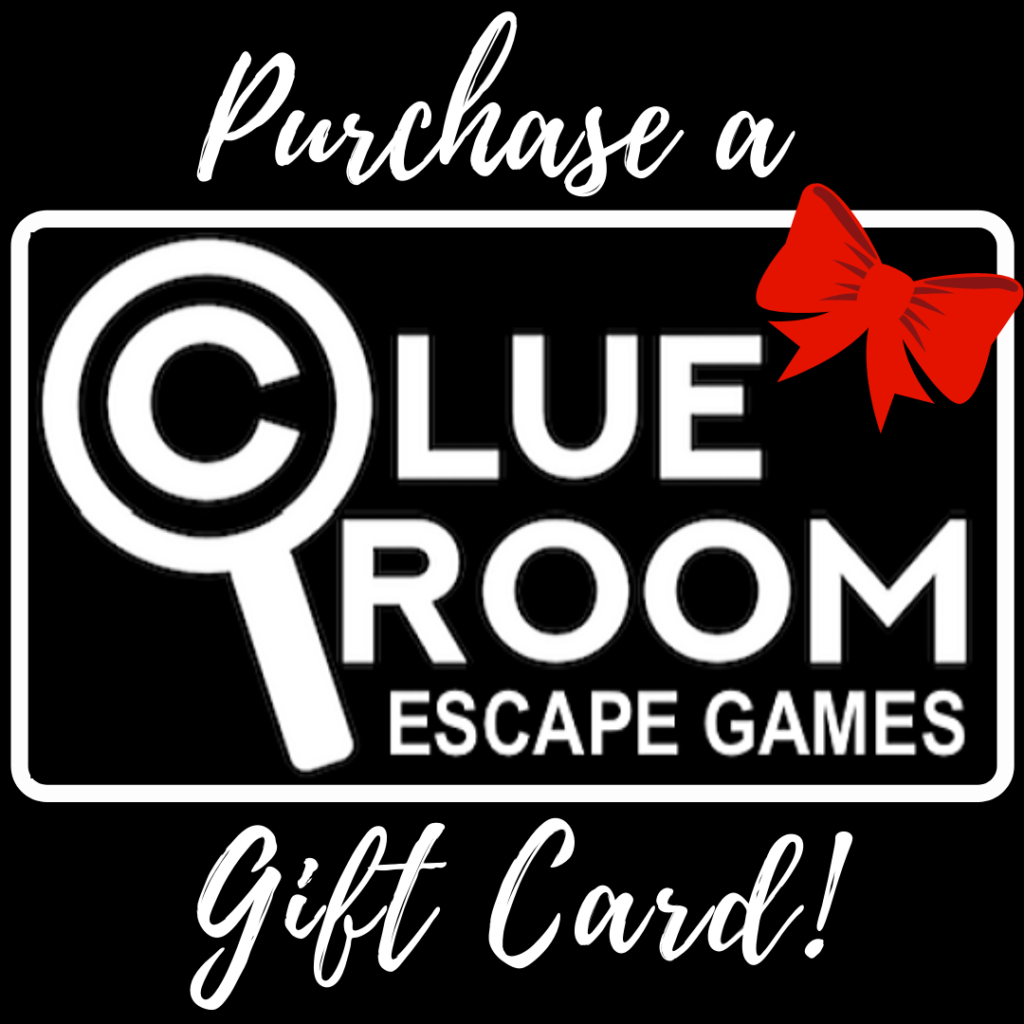 Purchase a Clue Room Gift Card - Support Local Business