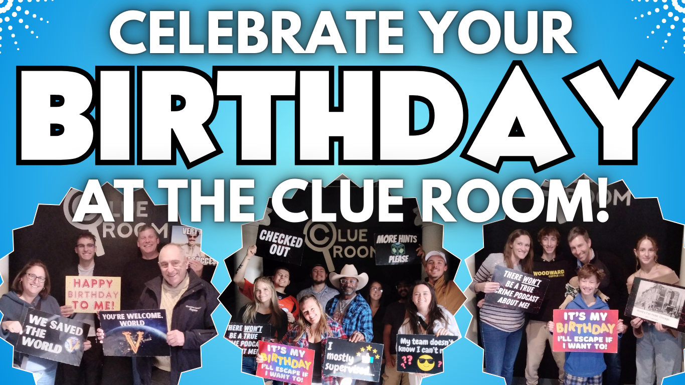 birthdays at the clue room